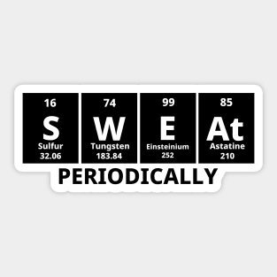 Sweat Periodically Sticker